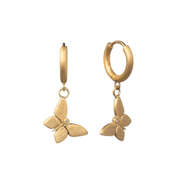 Butterfly Drop Earrings