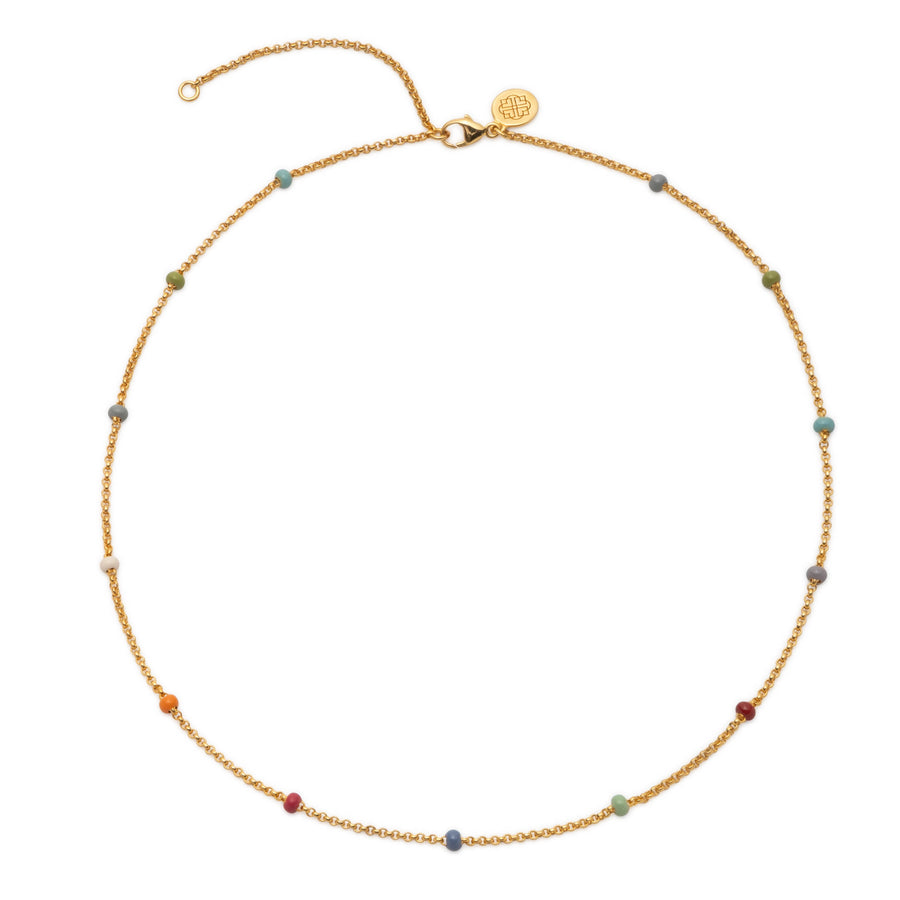 Enamel Bead Chain - Small