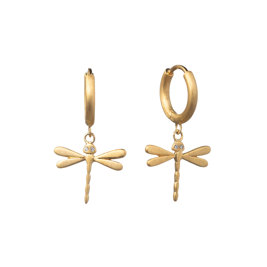 Dragonfly Drop Earrings
