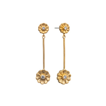 Flower Pendulum Earrings